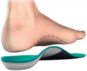 Silicon flat foot